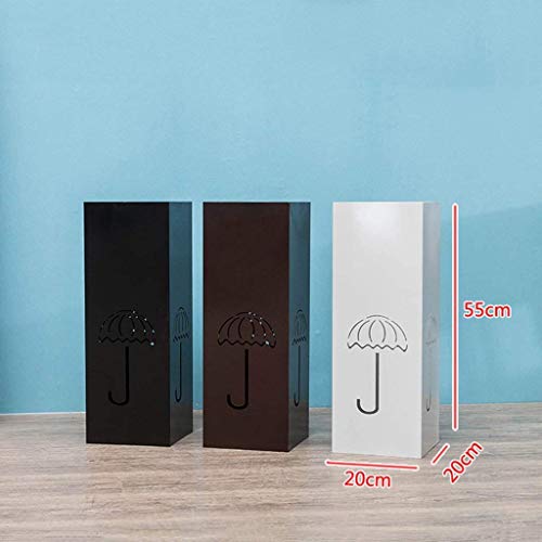 Support de stockage de parapluie robuste en fer forgé géométrique - 3
