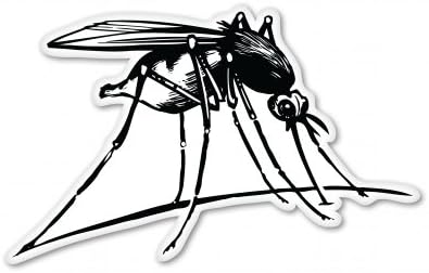 Mosquito Bug Insect Nature Vinyl Sticker - Select Size