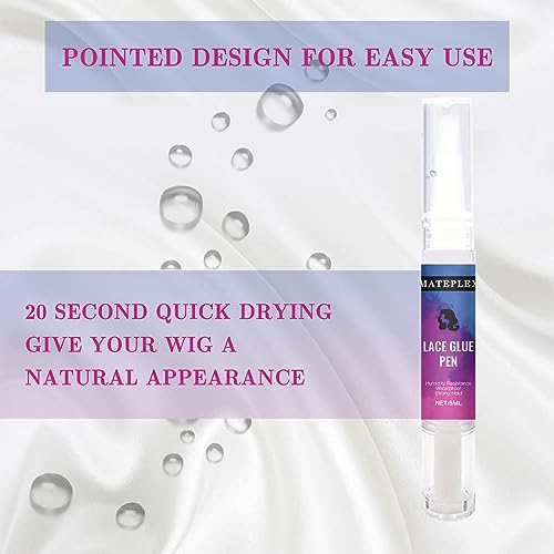 Mateplex LACE GLUE PEN Wig Glue Pen Portable, Lace Wig Glue Waterproof thumb #2