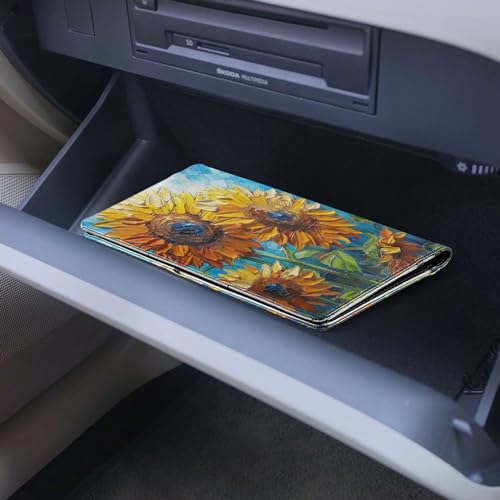 Organizador para auto de cuero miniatura 6