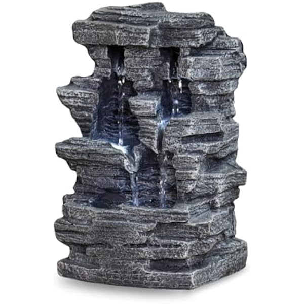 Zen Arôme Grand Canyon Fontanna Ogrodowa, Szary, 19 x 16 x 28 cm