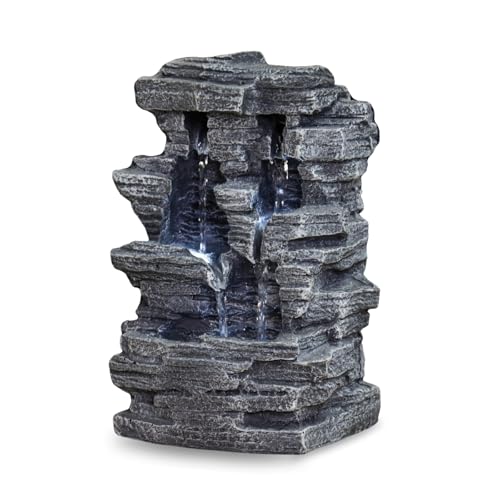 Zen Arôme Grand Canyon Fontanna Ogrodowa, Szary, 19 x 16 x 28 cm