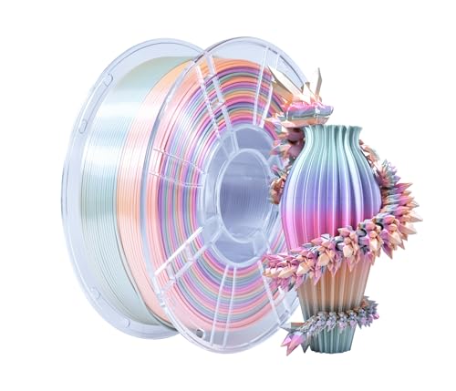 Filament iBOSS PLA Plus  Tęczowy Jedwabny (RAINBOW SILK)