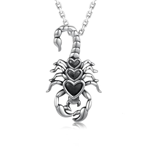 Scorpion Pendant Necklace 925 Sterling...