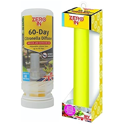 UKDD® Zero In 60 Day Citronella Fly Insect Killer And Zero In Kitchen Insect Killer (Bug and Fly Killer Stick in Discreet, Decorative Box) SET Cover