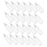 PACKOVE 24 Stück Teiliges Transparente Quetschflaschen aus Pet Auslaufsichere Reisebehälter mit Spitzem Ausguss Nachfüllbare Squeeze Bottles für Lotion Shampoo Tattoo-tinte für Reisen und