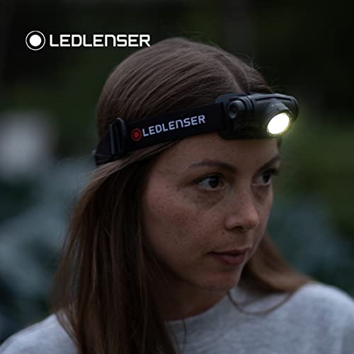 Ledlenser H5R - Rechargeable LED Head Torch, Super Bright 500 Lumens Headlamp, Water Resistant (IP67), Camping, Hiking Equipment, Rechargeable Work Head Torch, Up to 50 Hours Running Time - Image 9