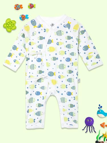Image of The Mom Store Baby Romper Jabla Style For Boys And Girls | Cotton | Soft Infant Bodysuit | Trendy Stylish Sleepwear For Newborn Baby | Printed | Unisex Comfortable Everyday Baby Wear