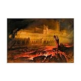 HAJIDEMA John Martin Kunstposter, Pandemonium, Kunstdruck, 