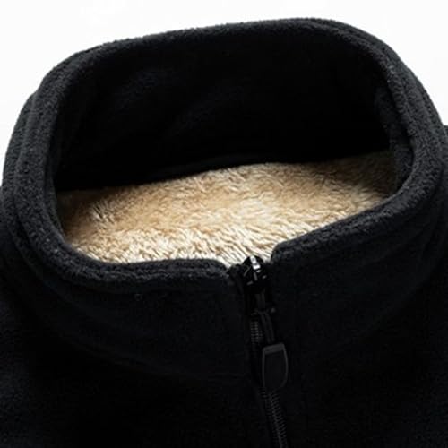 Men's Sleeveless Outerwear Warm Full Zip Fleece Vest for Winter Comfort and Style Lightweight Insulated Layer for4