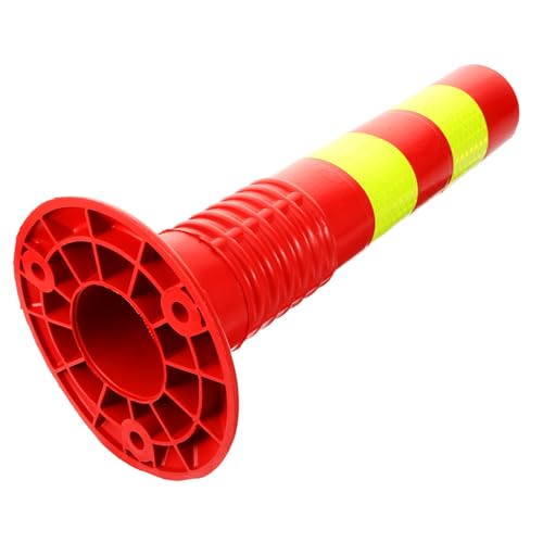Barrière de sécurité en PU rouge protection d'allée et colonne de circulation