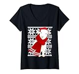 Photo Gallery donna capra brutto natale vacanze amante animali maglietta con collo a v Photo Gallery donna capra brutto natale vacanze amante animali maglietta con collo a v