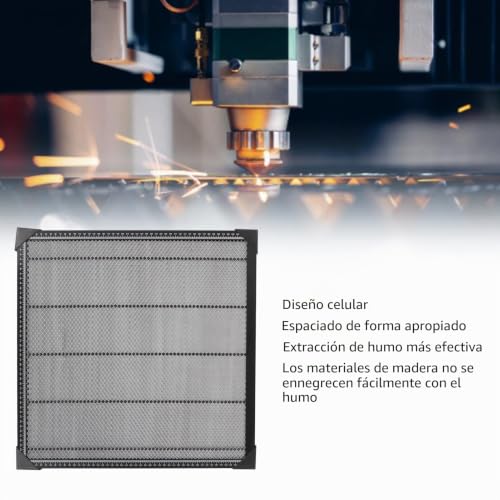Miniatura 5 de Mesa De Trabajo Para Grabador Láser, Tablero De Mesa De Trabajo De Nido De Abeja De Corte Láser Multifuncional Amplia Compatibilidad Máquina De Corte Por Láser Aplataforma Panel