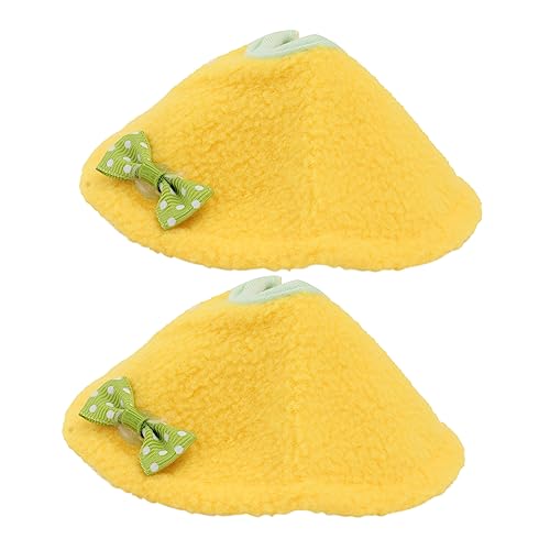 ibasenice Cockatiel Necklace Parrot Accessory 2pcs Pet Bird Collar -Biting -Lick Features Random Color