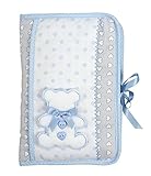 FILET - Bolsa para Pañales y Toallitas, Organizador Porta Pañales y Toallitas para Bolso Portátil, con Apertura a Libreto, Idea Regalo para Futuros Padres, 100% Made in Italy, Color Azul