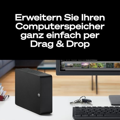 Seagate 10TB Expansion Desktop-Festplatte | USB 3.0 (STKP10000400) – Ansicht 5