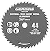 Genesis GPCS535CK 5.8 Amp 3 1/2” Control Grip Plunge Compact Circular Saw Kit with Laser, Miter Base, 3 Assorted Blades, Vacuum Adapter Hose, Rip Guide and Carrying Bag