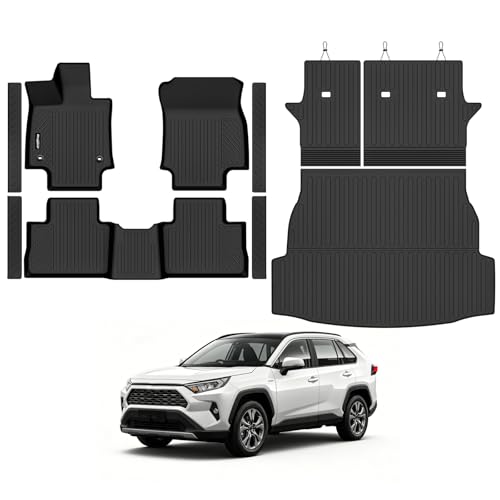 Bingoliner Floor Mats for Toyota RAV4 Hybrid/Gas 2019-2025 Accessories