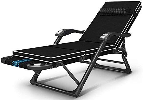 Chaise longue d'été pliante et inclinable pour adulte | Confort Patio C