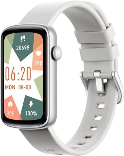 Shang Wing Montre Sport Femme Montre Connectée pour Android iOS Montre Running Sport Petite Podometre Marche Cardio Oxymetre Calories Contrôle de la caméra...