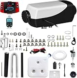 JEABONG Diesel Parking Heater,12V/8KW Diesel Air Heater,10L Fuel Tank and Muffler,smart LCD Display & Remote Control for RV,Truck,Trailer and Boat (JB-018)