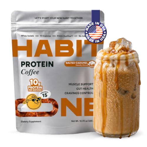 HABIT ONE Protein Coffee Salted Caramel 15 Serv