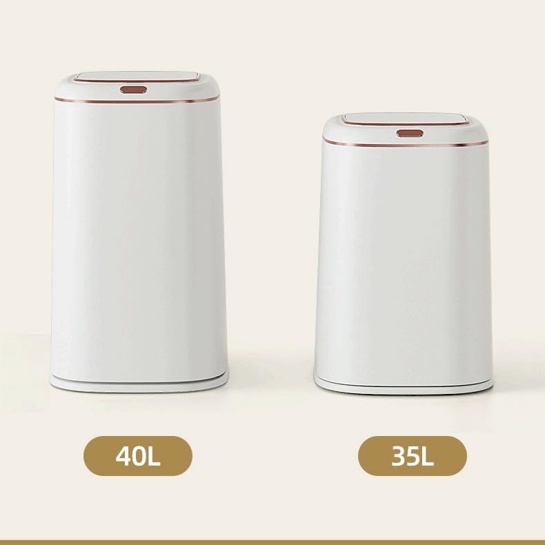 Trash Can Sensor Automatic Household Trash Bin Bathroom Toilet Narrow Trash Bin Kitchen Garbage(40L) image 3