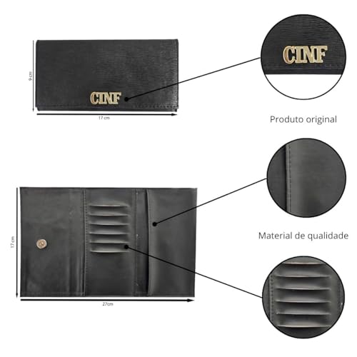 Kit Bolsa Feminina Sacola Grande + Bolsa Média + Tira Colo + Carteira (Preta)