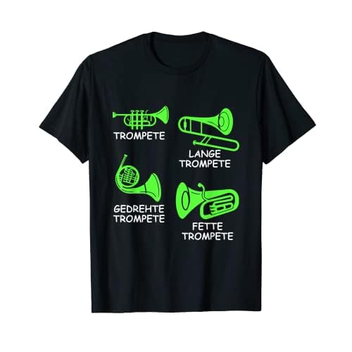 Tipos de trompetas - Regalo de trompetas, Trompeta Divertida Camiseta