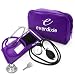 Dixie Ems Blood Pressure and Dual Head Stethoscope Kit (Purple)