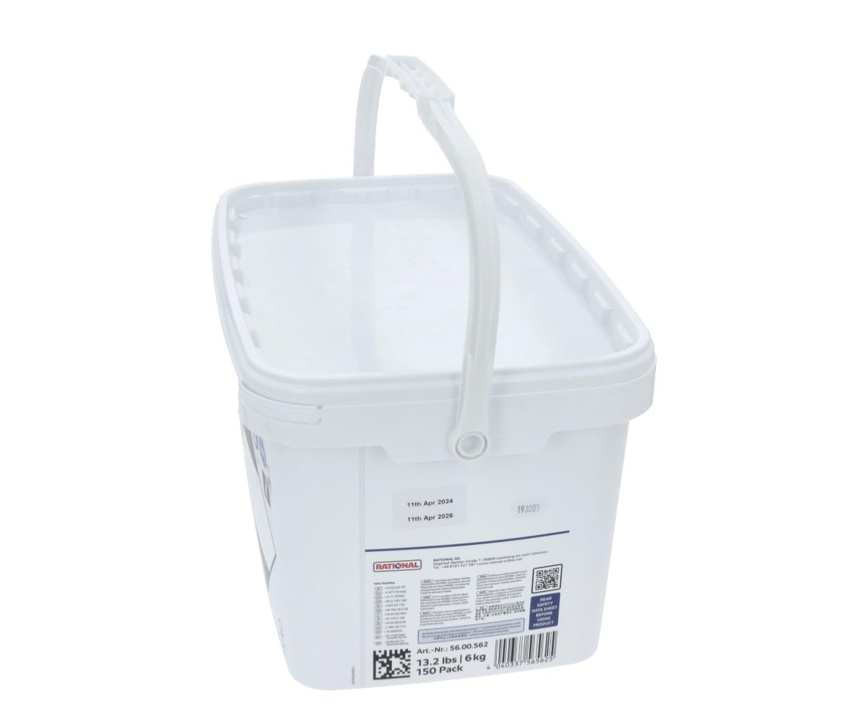 Rational CleanJet Entkalkungstabletten 150 x 40 g – Profi-Entkalker für Kombidämpfer SelfCooking Center – Originaltabletten für gründliche Reinigung und Geräteschutz – 56.00.562