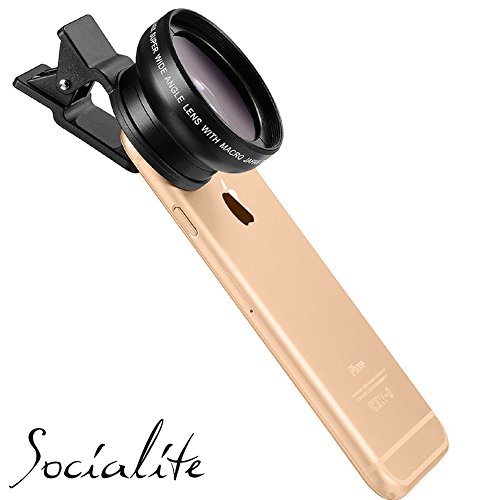 image for SOCIALITE Professional HD Camera Photo & Video Clip On Lens Kit for iP