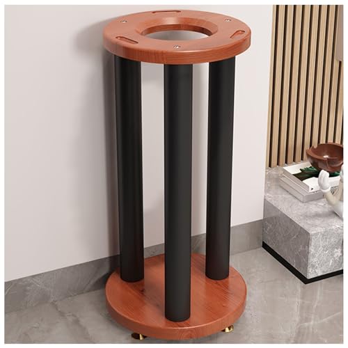 Soportes de altavoces con almohadillas antivibración para estanterías