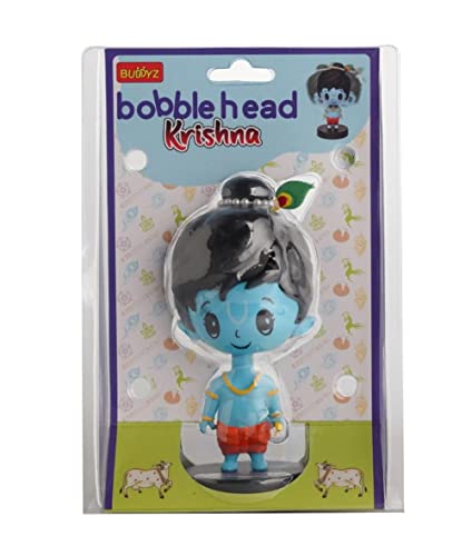Image of AUGEN Krishna God Action Figure Limited Edition Bobblehead for Car Dashboard, Office Desk & Study Table (Pack of 1)