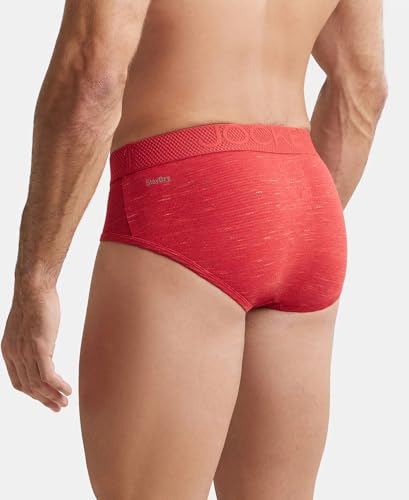 Image of Jockey LM05 Men Bamboo Cotton Elastane Stretch Breathable Mesh Brief with StayDry Treatment
