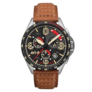AVI-8 P-51 Mustang Blakeslee Chronograph AV-4077-02