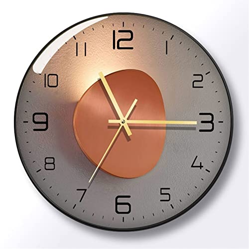 Horloges d'extérieur et de salon : grande horloge murale moderne et silencieuse