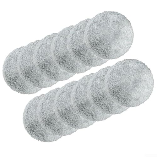 12 Replacement Cloths For Robot Window Cleaners Compatible With For Liectroux YW610, HCR-10, And HCR-09 For Effective Cleaning Coverage