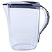 Cabilock Pichet à Thé Glacé en Plastique 2L Grand Pichet à Eau Résistant à La Chaleur avec Couvercle Carafe à Boisson Au Lait pour Hôtel de Restaurant de Bureau à Domicile (Couleur