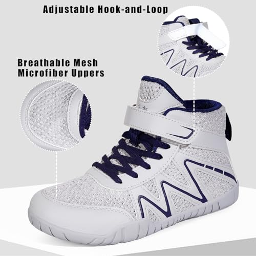 Kids Wrestling Shoes Boys Girls Boxing Shoes Zero Drop Sole Minimalist Sneakers2