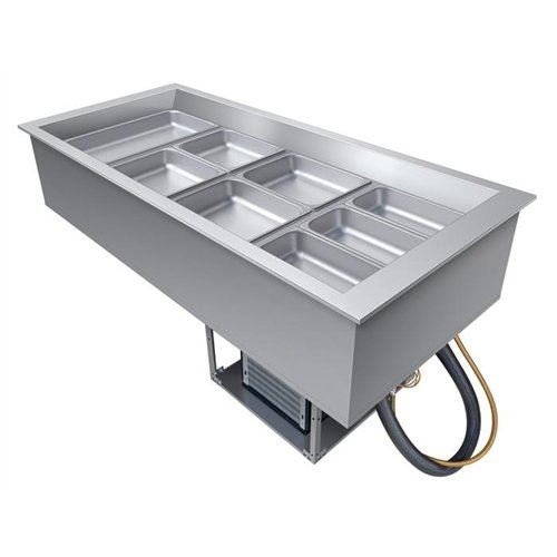 Hatco CWB-4 Drop-in Refrigerated Well (4) Pan Capacity, Top Mount