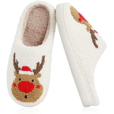 BibHoly Women's Fuzzy Memory Foam Slippers Cover