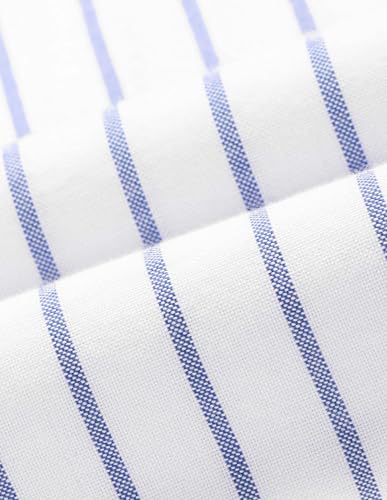 Image of U.S. Polo ASSN. Striped Regular Fit Shirt for Men - 100% Cotton, Breathable & Comfortable, Full Sleeves Casual Shirt for Men