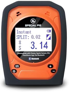 Shot Timer Orange and Silicone Cover Black Bundle