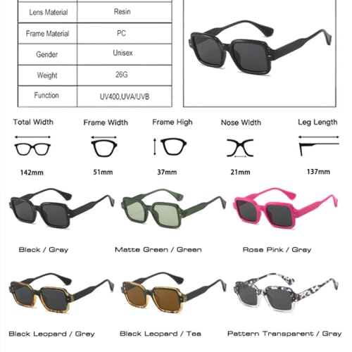 Lunettes de soleil carrées pour femmes protégeant des reflets avec style