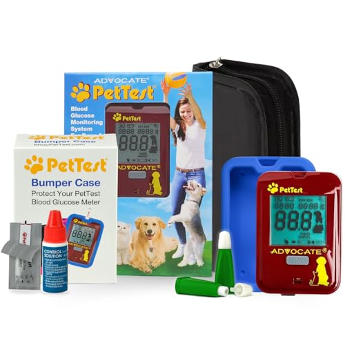 Beginner Pet Glucose Monitoring Kit with Case & Accessories