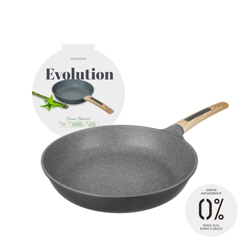 Kasanova Padella Antiaderente Evolution, Padella Induzione, Padella Antiaderente Induzione (32 Cm)