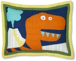 Circo Dino Embroidery Quilted Sham - Standard