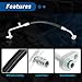 TUCKBOLD A/C Discharge Line Hose for Jeep Liberty 2002 2003 2004 2005 V6 3.7L SOHC No.55037801AB 55037801AE 4811787 19144603 19191968 Car Manifold Hose Assembly Liquid Line