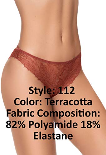 String dentelle terracotta Mapale idéal sous une robe d'été